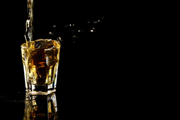 A glass of drink