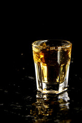 A glass of drink