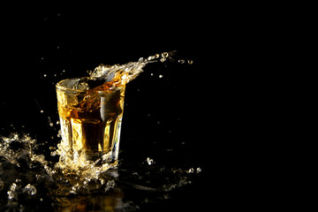 A glass of drink