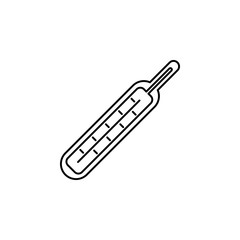 Thermometer line icon