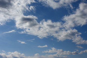 青空と雲「雲の風景」（雲が描く模様）