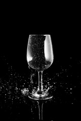 Wine glass background / A wine glass is a type of glass that is used to drink and taste wine
