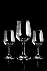 Wine glass background / A wine glass is a type of glass that is used to drink and taste wine