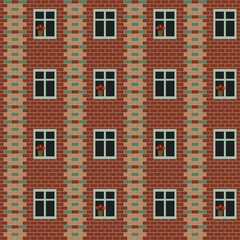 Seamless wall pattern