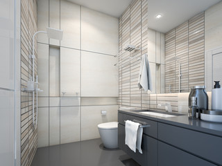 Modern Small toilet room