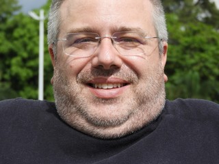 Fototapeta premium Fat Unshaven Male