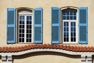 French window in Provence