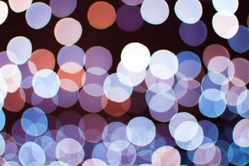 Defocused of light, bokeh abstract background.