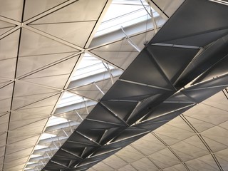 HK international airport ceiling