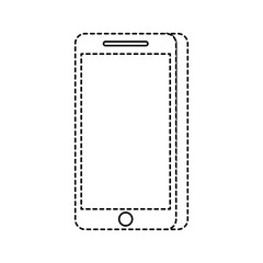 smartphone device technology digital wireless vector illustration