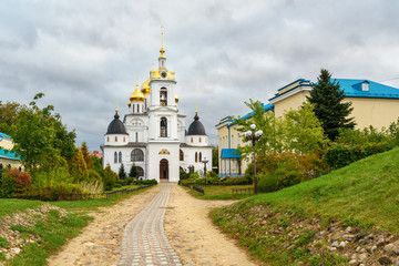 Fototapeta na wymiar Cathedral of the Assumption in Dmitrov Kremlin. Dmitrov. Russia