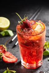 Fresh Strawberry Mojito