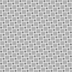 geometric seamless pattern. simple square shapes. white vector background