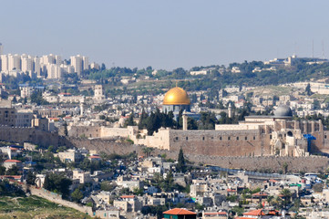 Fototapeta na wymiar Panoramic View of Jerusalem, Israel
