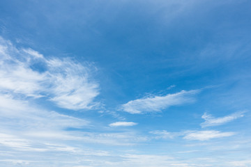 Blue sky and cloud background