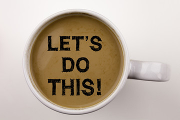 Word, writing Human Trafficking text in coffee in cup Business concept for Encouragement Initiate Saying on white background with copy space Black text