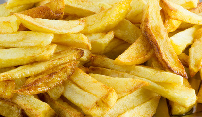 Pan-fried sliced potatoes