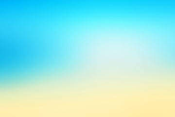 Summer  tropical beach bokeh background, tropical  vacation and travel concept. Copy space.