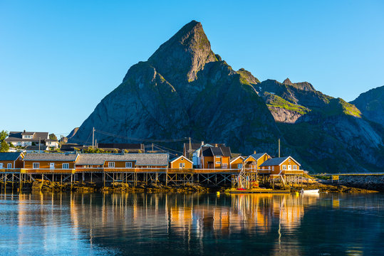 Lofoten Summer Landscape Scenic