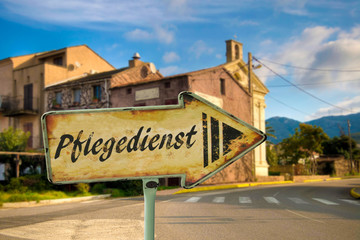 Schild 198 - Pflegedienst