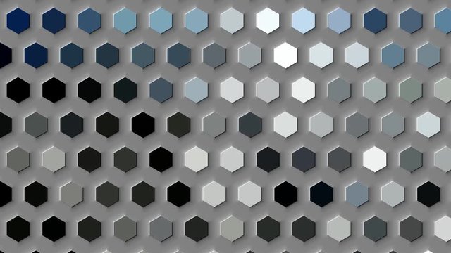 Hintergrund aus Kacheln, die aufleuchten