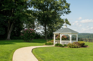 Pavilion Gazebo in a Garden Park