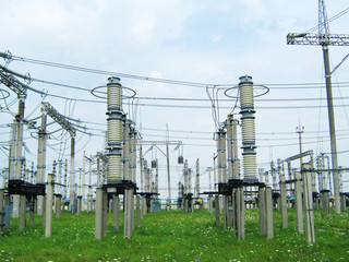 High-voltage electrical substation 330 kV