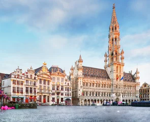 Selbstklebende Fototapete Brüssel Grand Place in Brüssel, Belgien