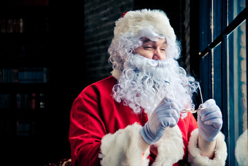 Santa claus portraits and lifestyle