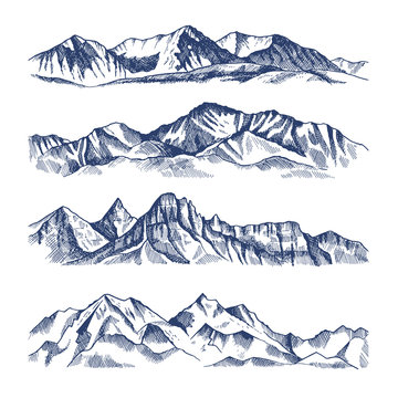 How to Draw Mountains in 5 Easy Steps  The Bluprint Blog  Craftsy   wwwcraftsycom