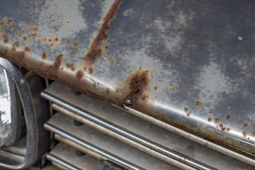 さびた旧車　Rust of old cars