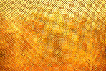 golden diamond mosaic tiles for texture background
