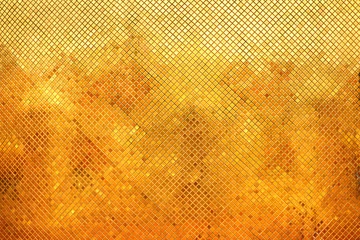 Crédence de cuisine en verre imprimé Mosaïque carreaux de mosaïque de diamant doré pour le fond de texture