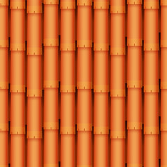 Roof tiles of classic texture and detail house seamless pattern material vector illustration
