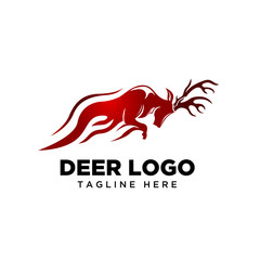 Fire spirit deer logo