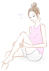 足のむくみ、痛み