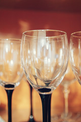 wine glasses closeup