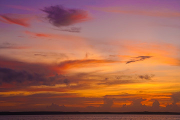 Fototapeta premium Camagüey during Hurricane Irma