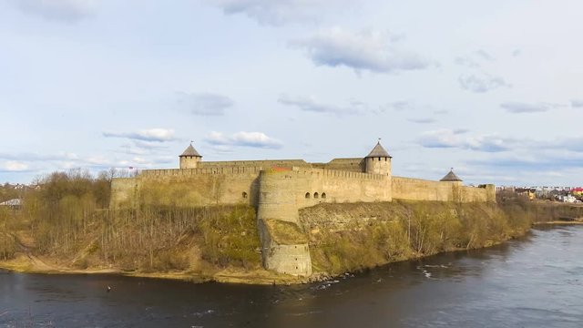 Ivangorod Fortress is a Russian medieval castle established by Ivan III in 1492 and since then grown into the town of Ivangorod.