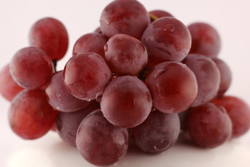 still life with red grapes
