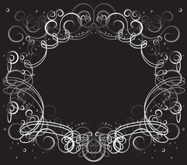 Frame background luxury graphic art seamless pattern design