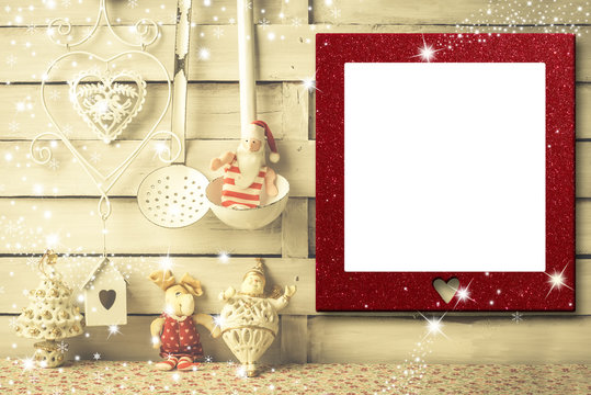 Christmas picture frames cards