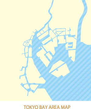 Tokyo bay area map