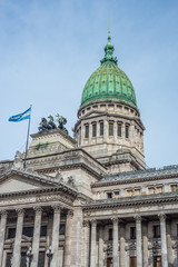 Fototapeta na wymiar The Congress of the Argentine Nation.