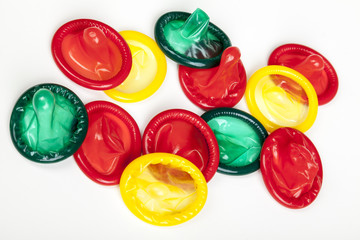 bunte mischung kondome