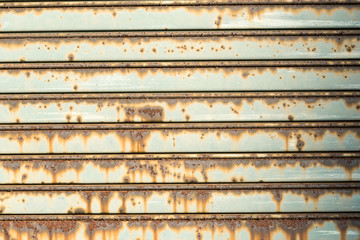 錆びたシャッター　テクスチャ