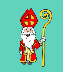 sint met staf