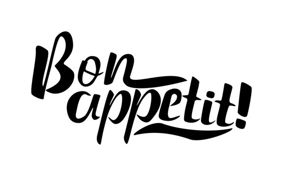 Bon appetit lettering