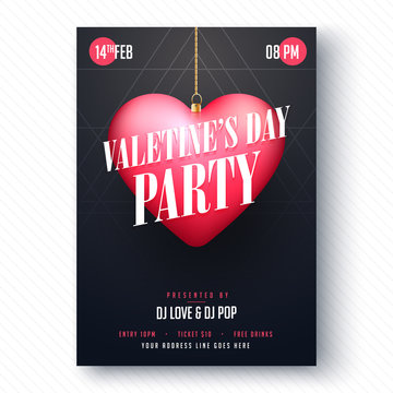 Love Party Banner or Flyer.