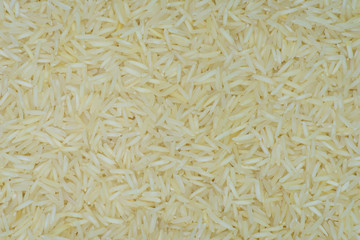 Basmati rice background and texture